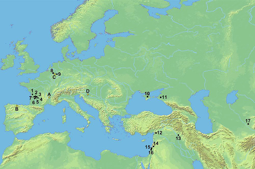 Site néandertaliens avec des traces de cannibalisme