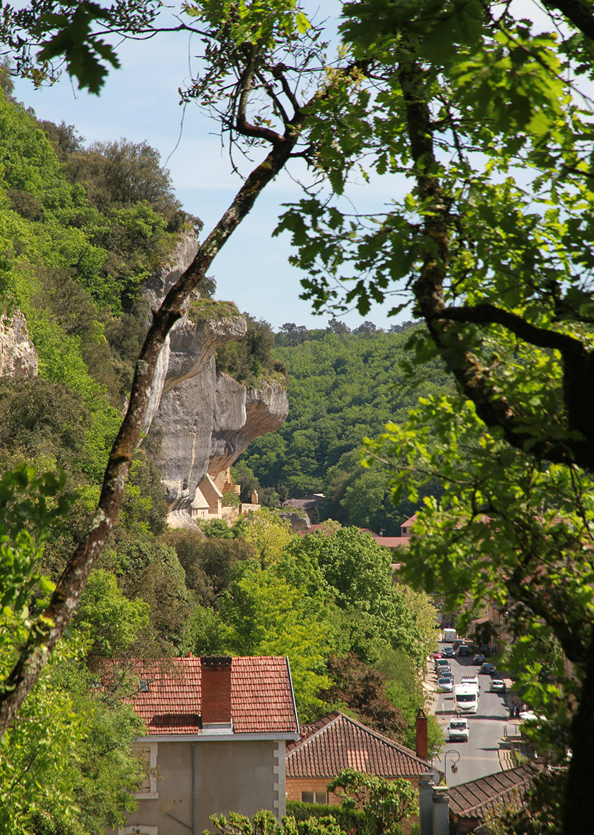 Vue sur les Eyzies