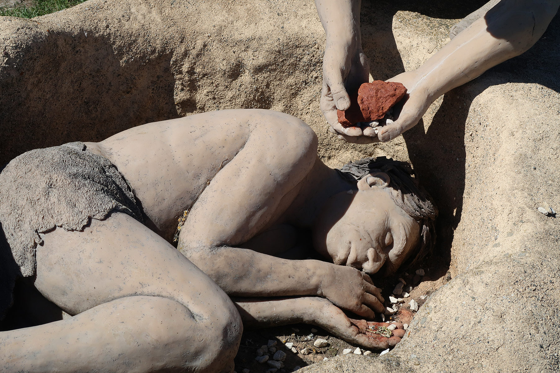 Inhumation au Paléolithique