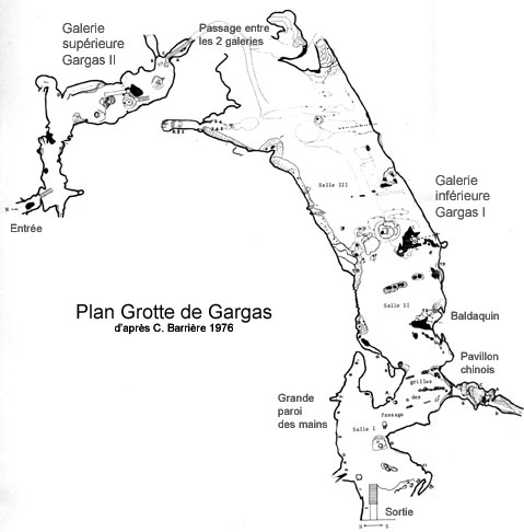 Plan Grotte de Gargas