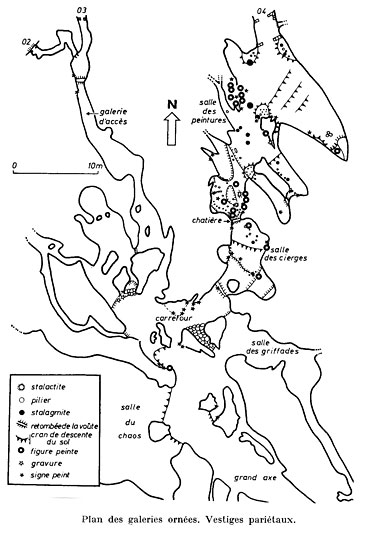Plan de la Grotte de Villars