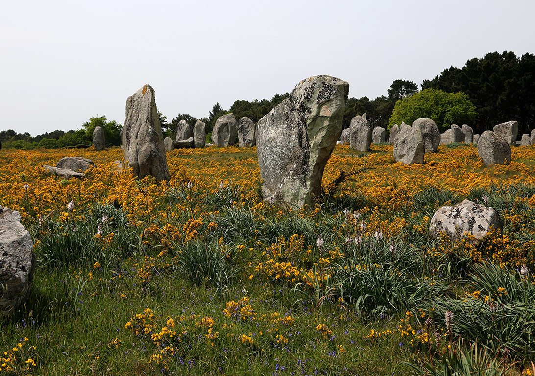 Les mégalithes dans la région de Carnac