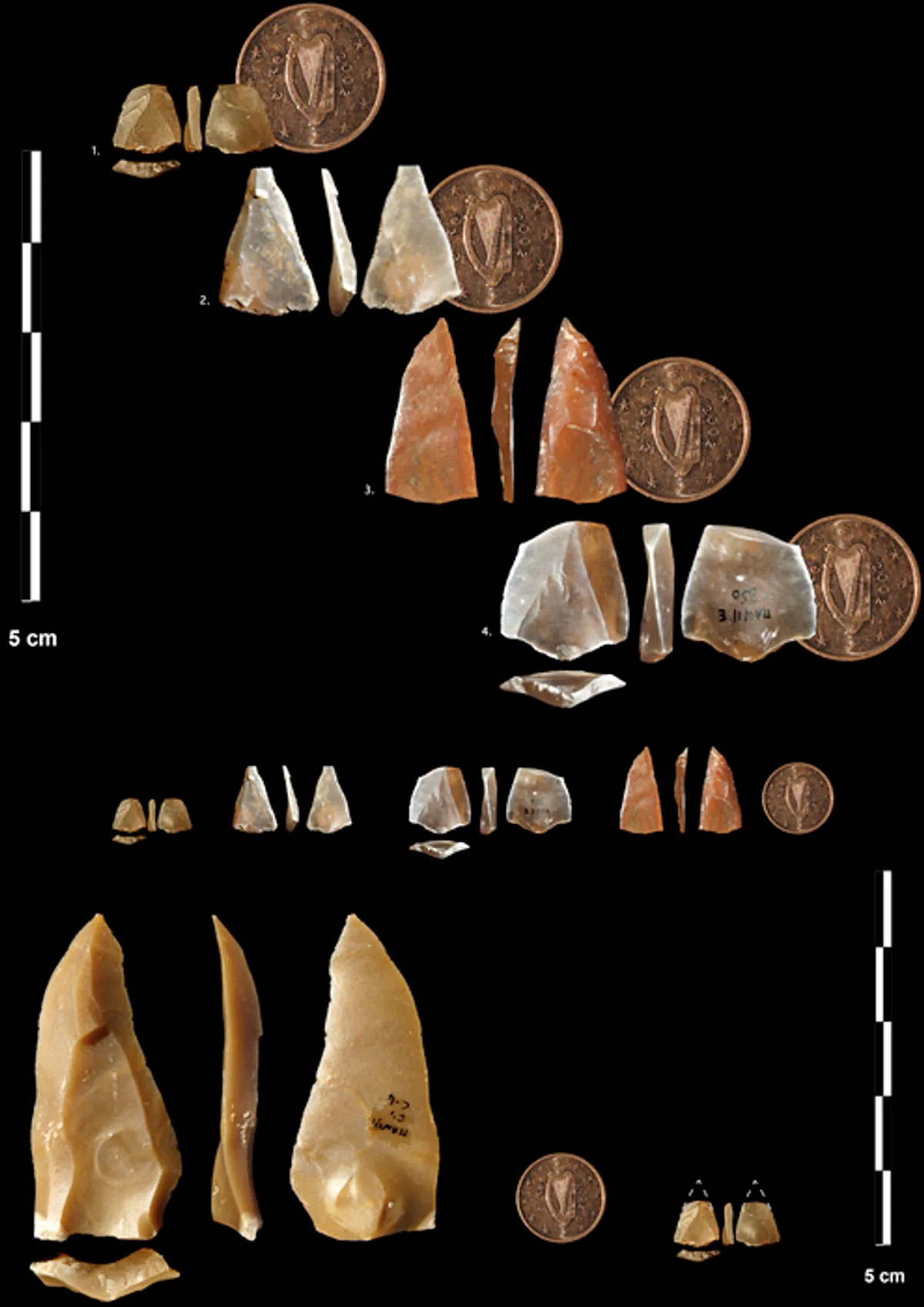 Des flèches de 54 000 ans en France