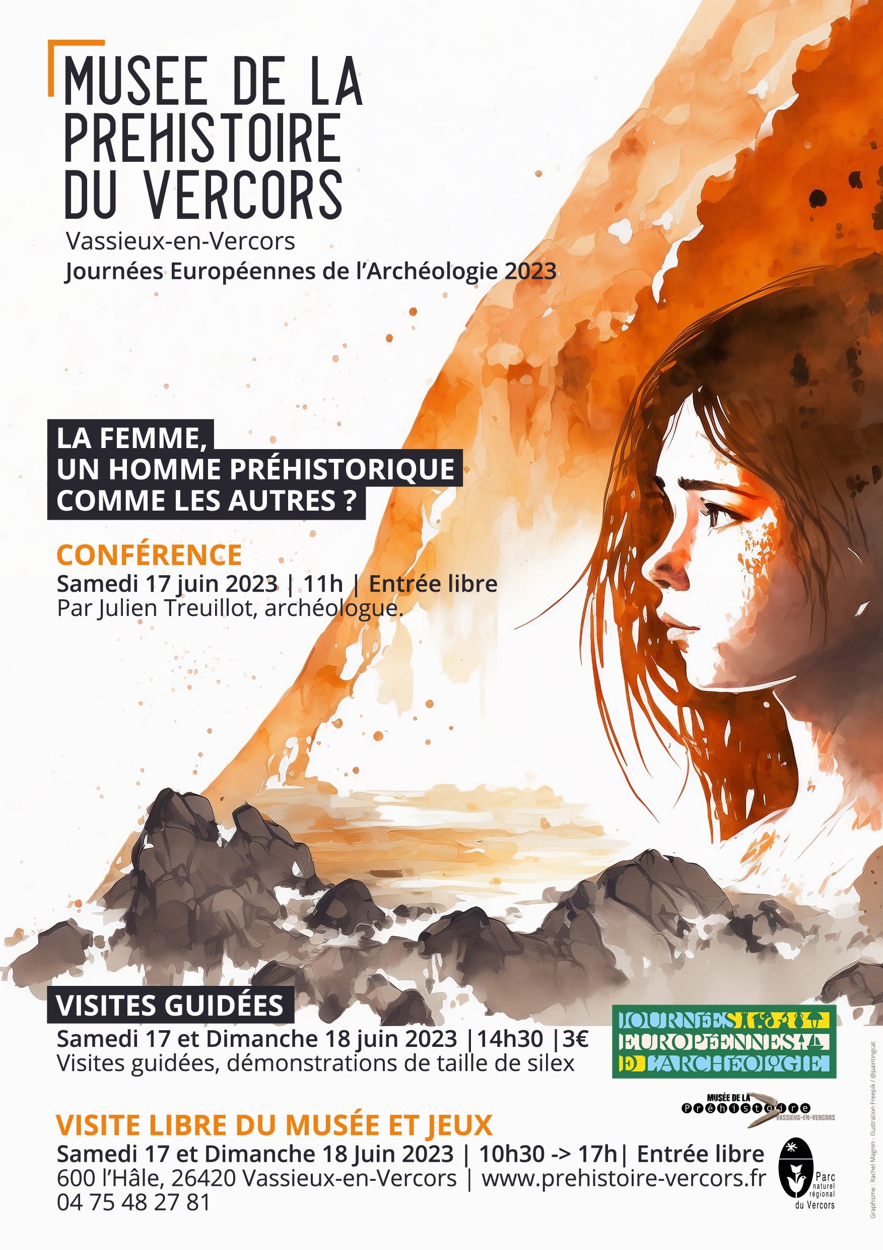 La femme, un homme préhistorique comme les autres – Conférence