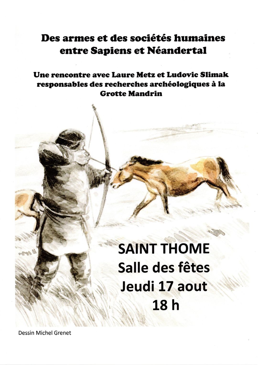 Des armes et des sociétés humaines entre Sapiens et Néandertal