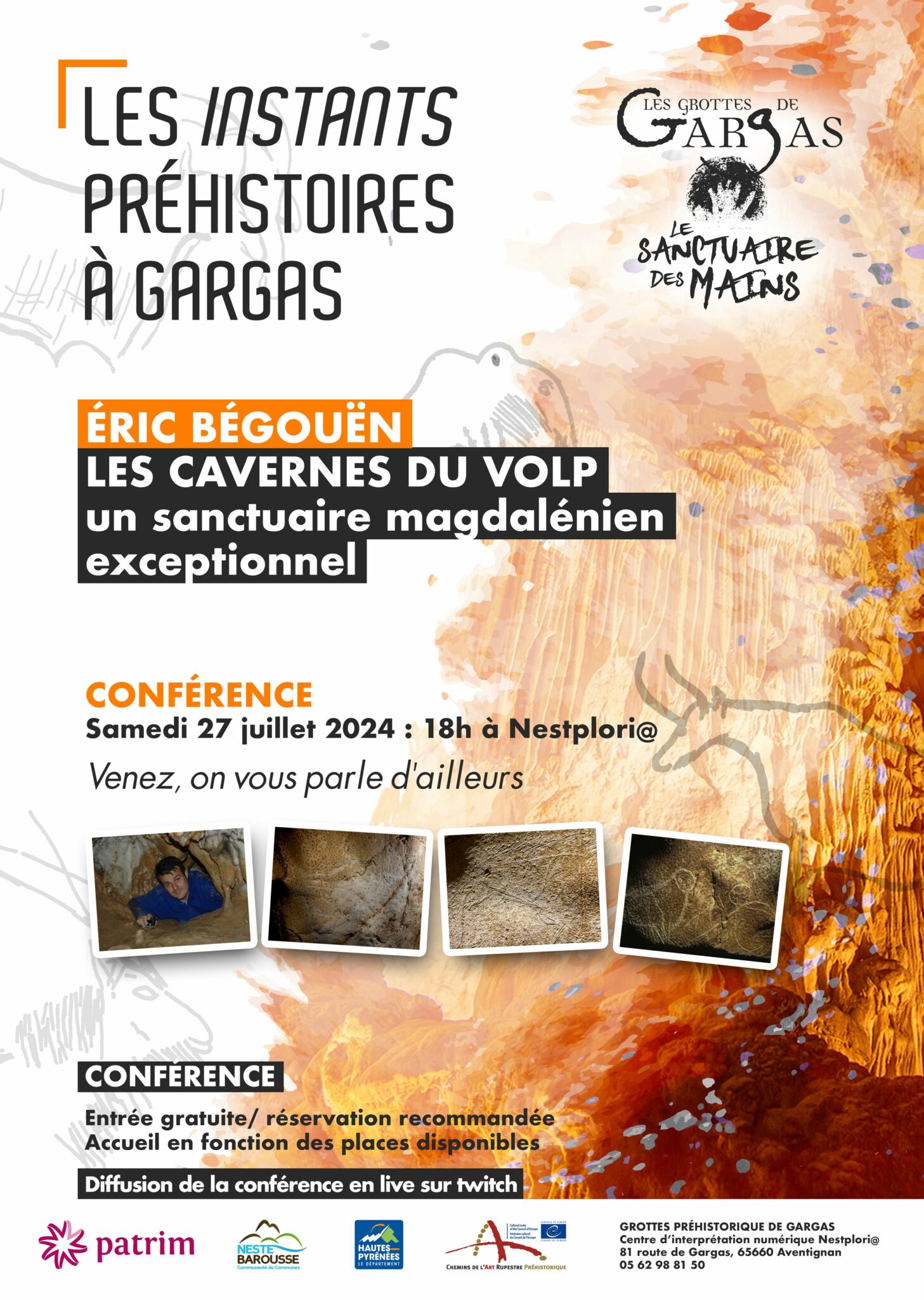 Point Volp Les cavernes du Volp un sanctuaire magdalénien exceptionnel - Hominides